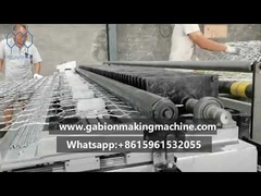Gabion mesh edge winding up machine