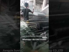 سیستم کنترل موتور سرو با PLC Gabion Box Edge Wrapping Machine برای پیچ دوگانه