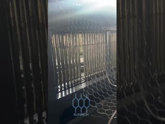 سرعت ماشین جعبه گابیون با سیستم کنترل موتور سرو و سرعت تولید 30 سوراخ / دقیقه