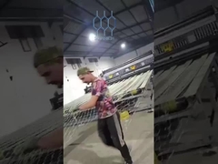 خط ماشین کاملا اتوماتیک گابيون از تراش سیم به بسته بندی -6 میلی متر ظرفیت سیم