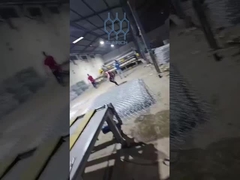 خط مونتاژ گابیون: اسپول کردن سیم، بافت و اتصال لبه ¥ 8000m2 تولید روزانه