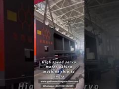 مشتری هندی در حال کار با دستگاه مش گابیون با سرعت بالا | پروژه حفاظت از ساحل رودخانه