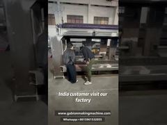 آزمایش کارخانه زنده: عملکرد دستگاه مش گابیون به خریداران هندی نشان داده شد