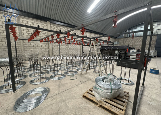 خرید ماشین جعبه گابيون کنترل شده توسط PLC برای قفس های چوبی فولادی تولید آنلاین