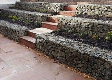 خرید جعبه گابون بادوام / سیم گالوانیزه گرم گالوانیزه برای پوشش محافظ خاک 2x1x1m تولید آنلاین