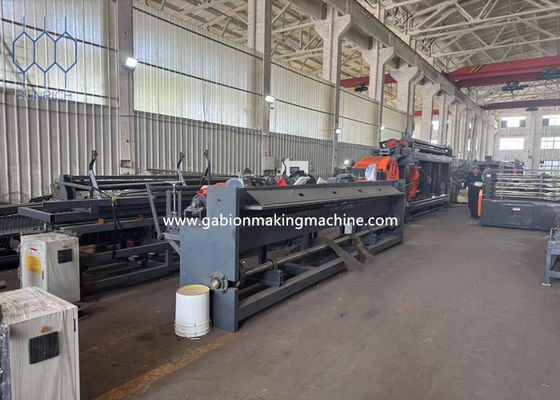 خرید جعبه گابیون گالوانیزه ارائه مش سیم PVC روکش شده برای دوام بیشتر و سرعت مونتاژ سریع 7000 تا 8000 متر مربع در 8 ساعت تولید آنلاین