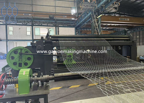 خرید ±2mm Mesh دقت 4000 ∼5000mm پهن Gabion ماشین برای تولید سیم میش با سیستم کنترل کاملا خودکار تولید آنلاین