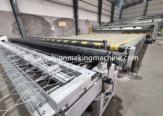 خرید سیستم کنترل PLC اتوماتیک پیچ خورده Edge Gabion ماشین پیچاندن پیچ Edge پیچ Twist دو تولید آنلاین