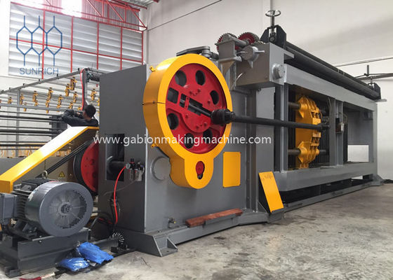 خرید حداکثر 4.0 میلی متر خط سیم گیبی 95x125 میلی متر خط ماشین Gabion با عرض بافت 4500 میلی متر مش تولید آنلاین