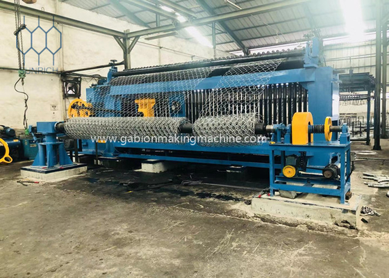 10-15m/min ماشین بافندگی گابيون دو طرفه با عرض 5500mm