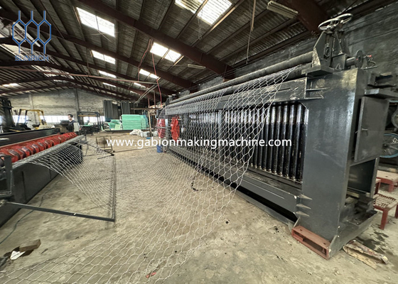 30KW سیم گالوانیزه ماشین بافندگی سنگین Gabion
